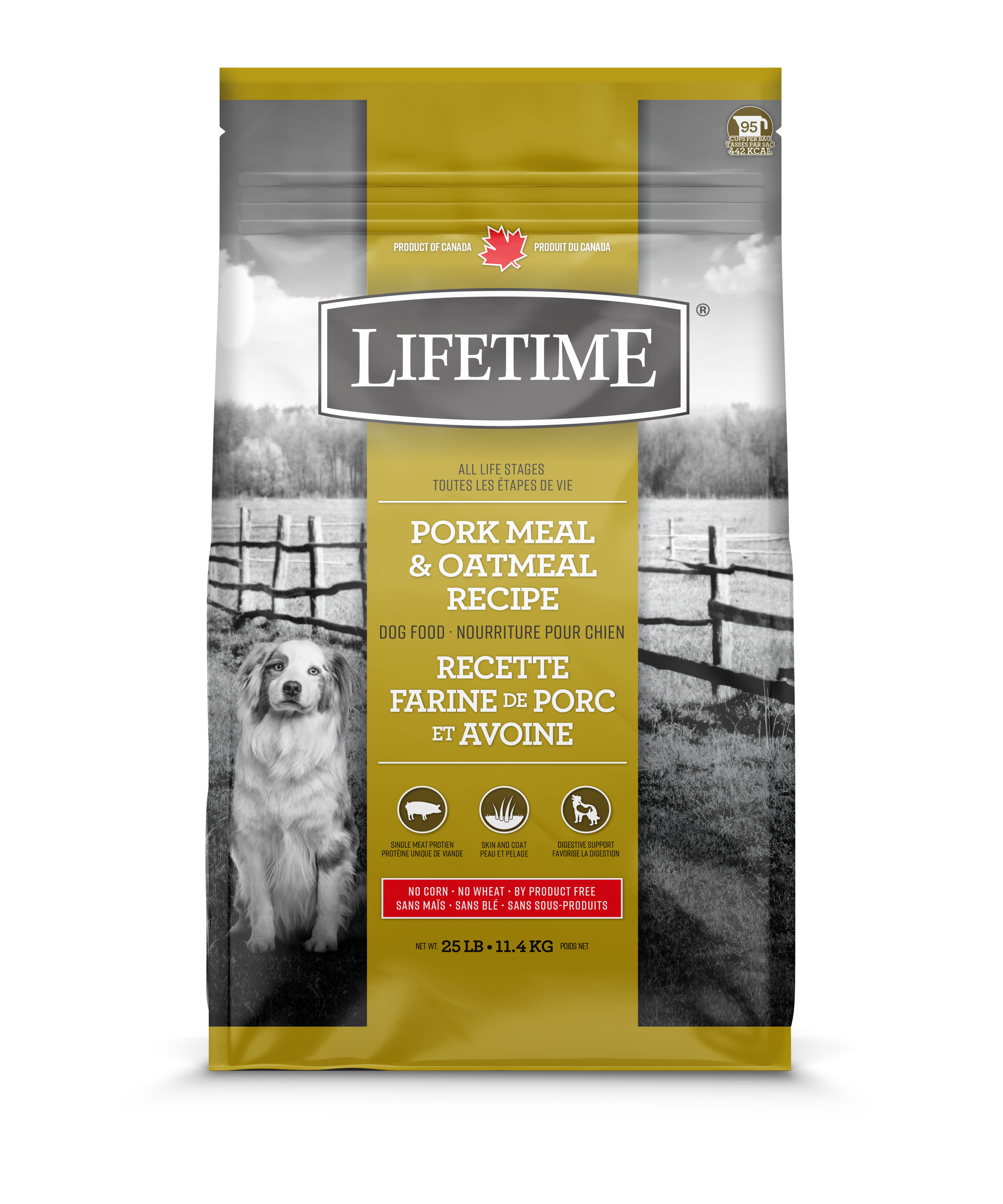 lifetime dog food ingredients