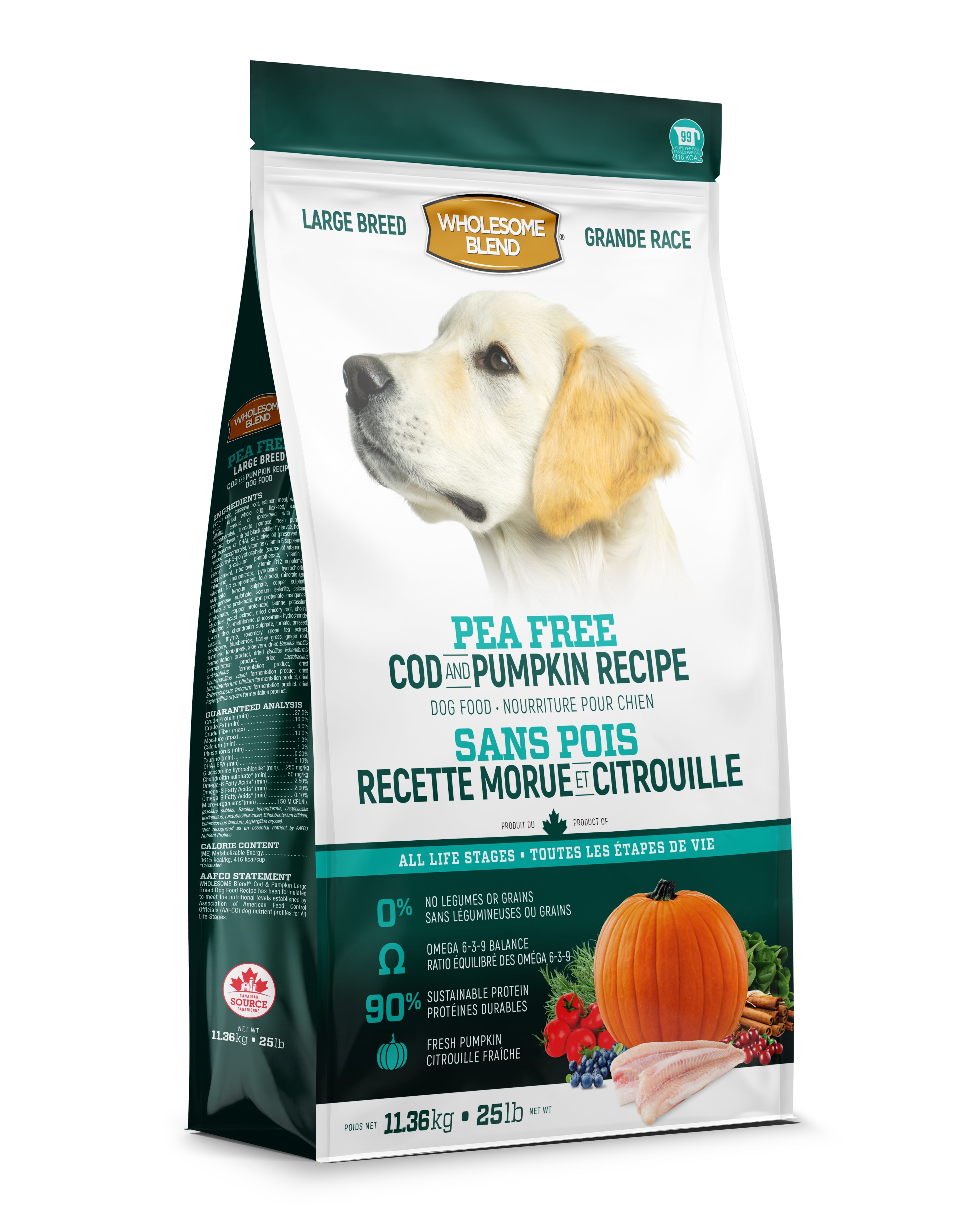 Wholesome Blend Pea-Free Large Breed 
